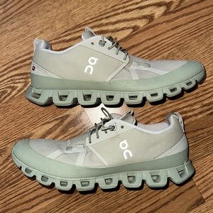 On Running Women’s Cloud Drip Size 10 Mint Green Canvas